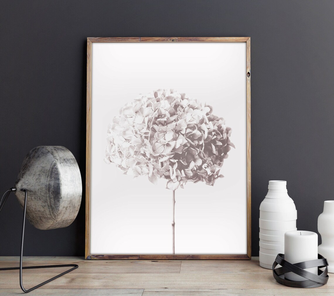 Hydrangea print farmhouse photos hydrangea wall decor Etsy