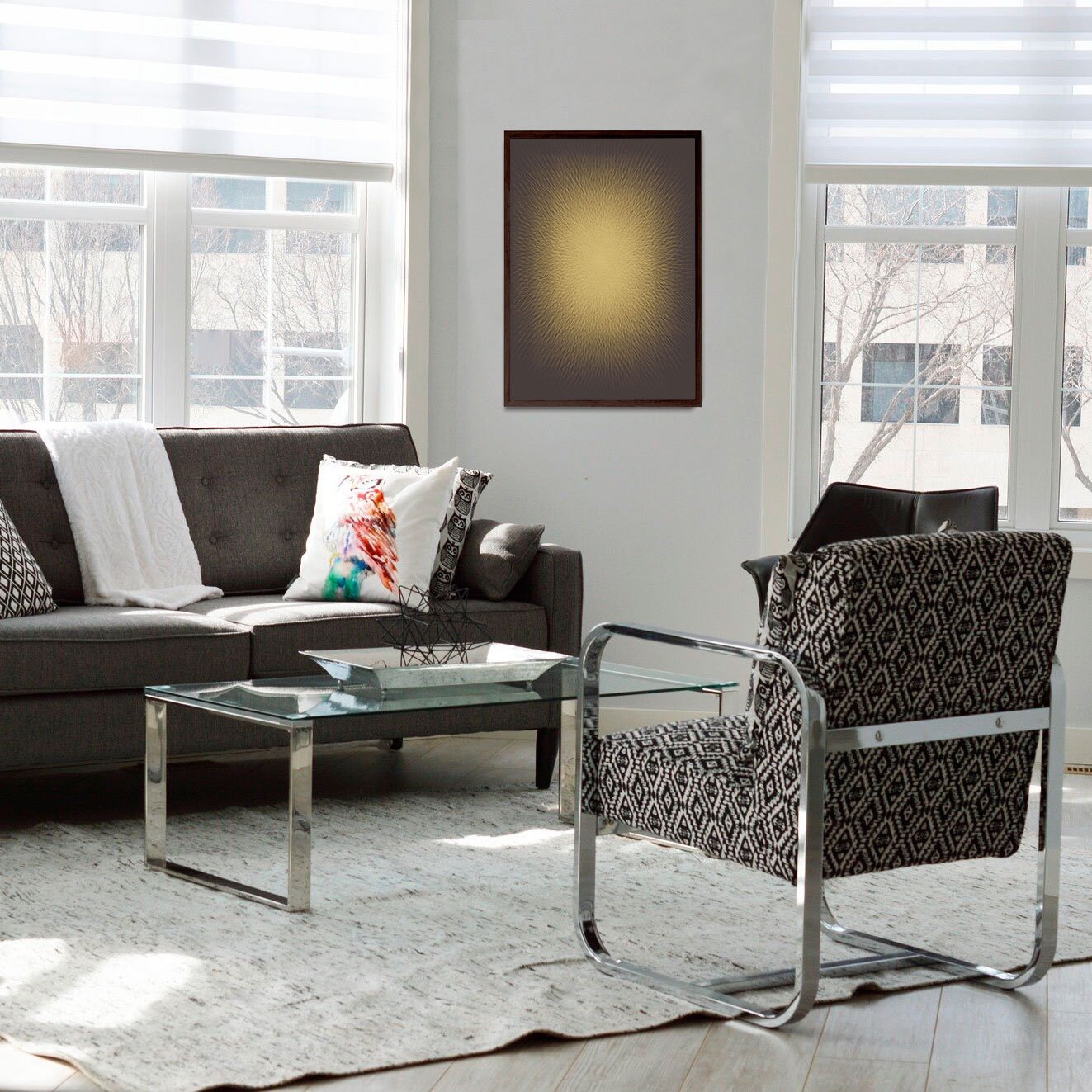 Abstract brown art dark wall art brown wall art print Etsy