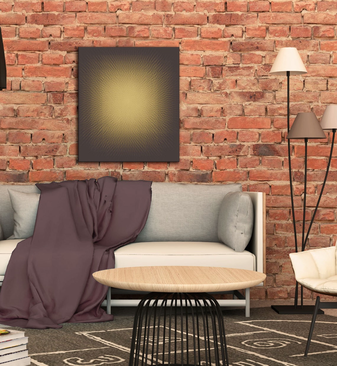 Abstract brown art dark wall art brown wall art print Etsy