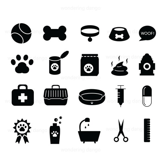Icons-black outline icon catalog