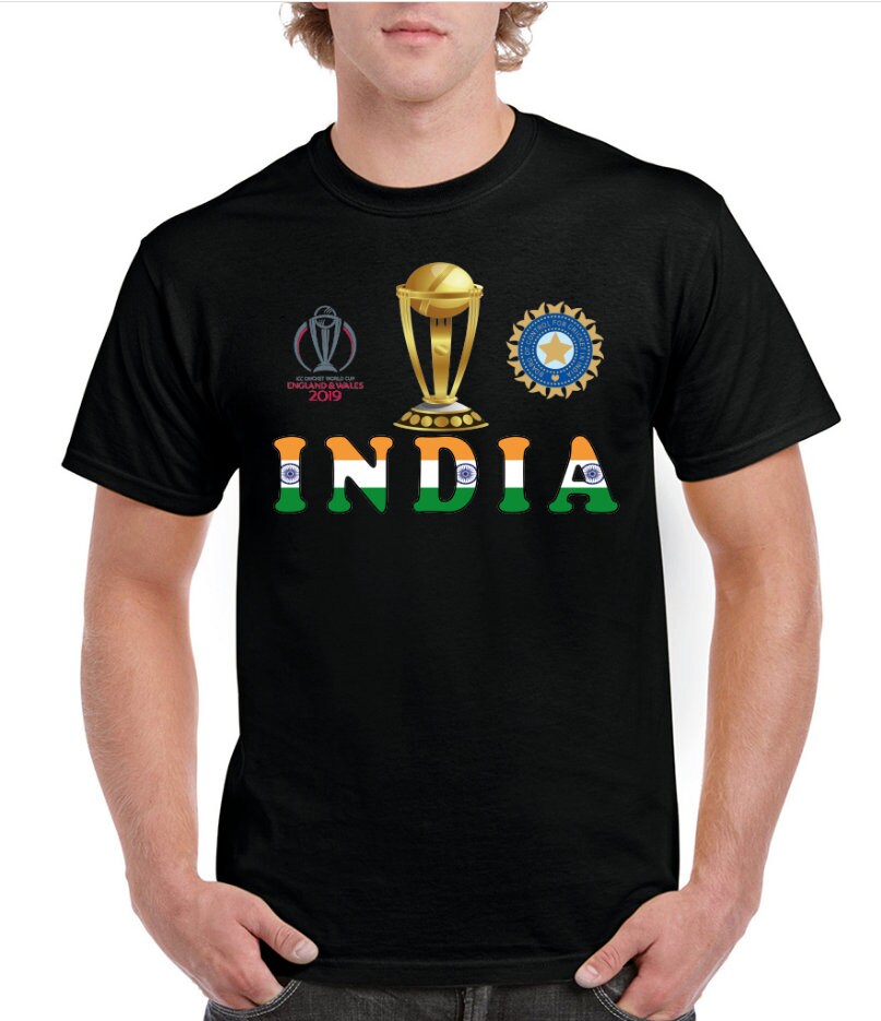 India Cricket TShirt Made in US Etsy