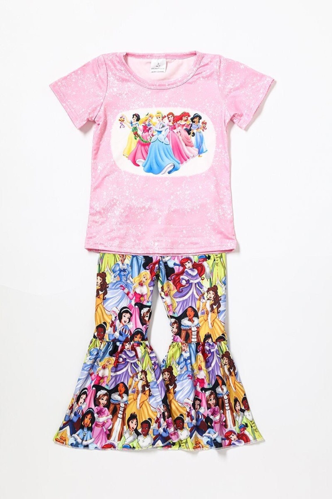 Disney Princess Bell Pants Set Etsy