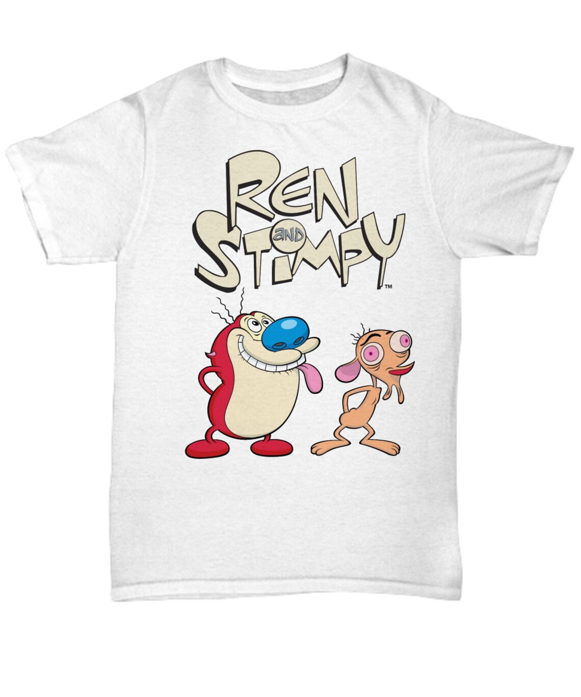 Ren and stimpy tshirt shirt retro 90's ren stimpy Etsy