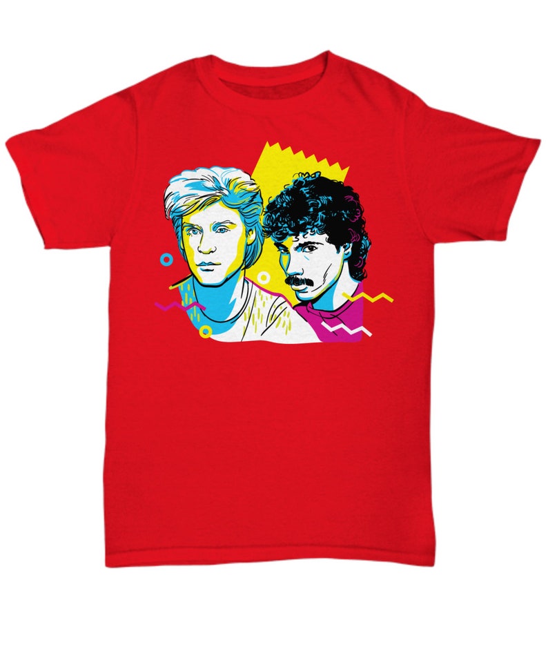 Hall and oates vintage classic tee 80s retro style tshirt Etsy
