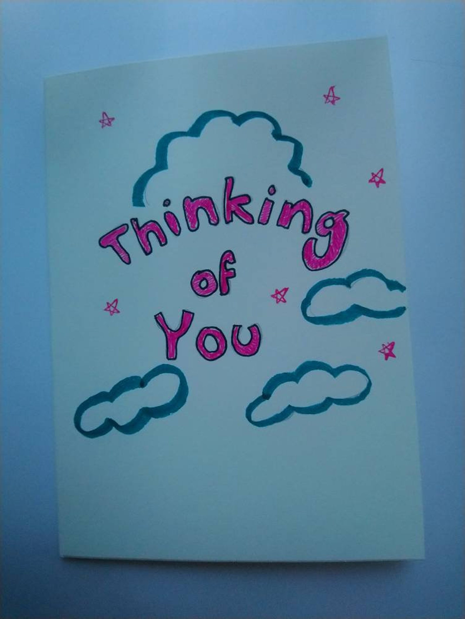 Thinking of you mental health wellness card  Etsy