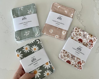 Washable make-up remover wipes / facial care