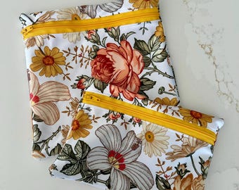 DUO of Snack Bags, Snack Bags, Sandwich Bags, Reusable