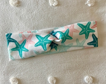 Starfish Headband, Knotted Headband, Beach Headband, Teacher Headband, Beach Headband, Summer Headband, Women's Headband, Gift For Her