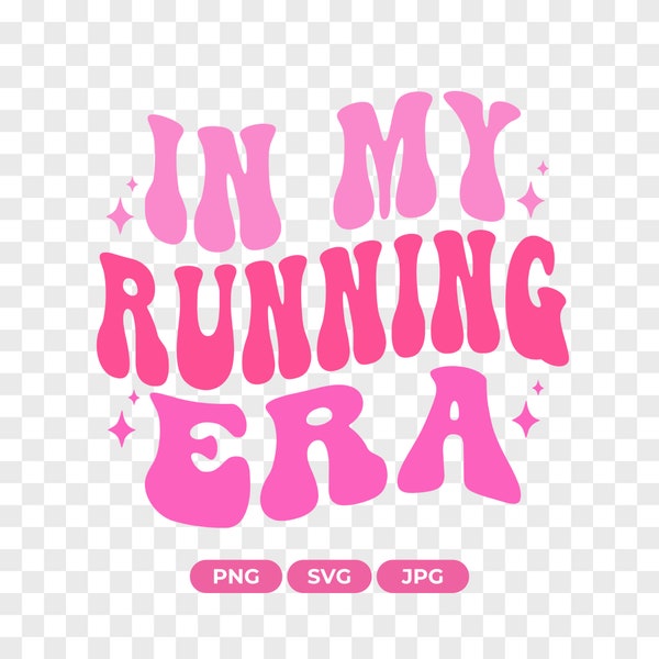 In My Running Era Svg, Marathon Running, Runner Era Svg, Running Shirt, Running Era Svg File for Cricut, Instant Download
