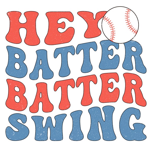 Hey Batter Batter Swing retro vintage svg, Baseball Mom SVG, Baseball Retro Vintage Design svg, png, jpg