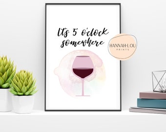 5 O Clock Somewhere Etsy