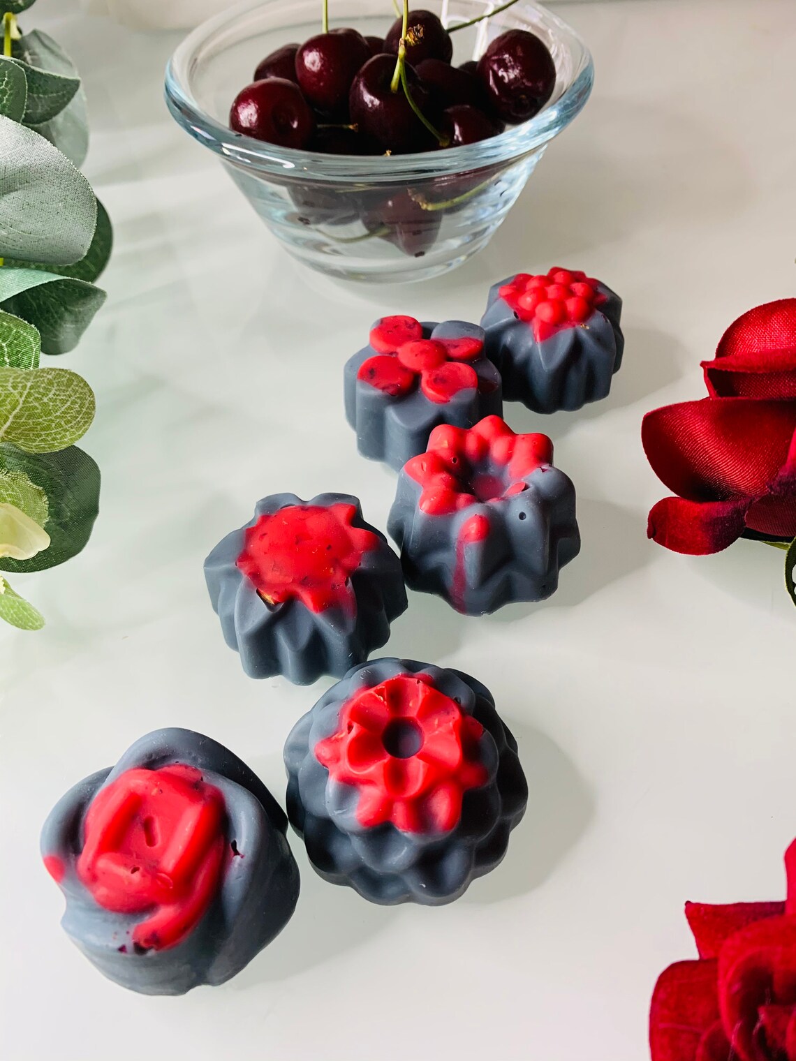 Black Cherry Botanical Wax Melts Ecosoya Wax 100 Vegan Etsy