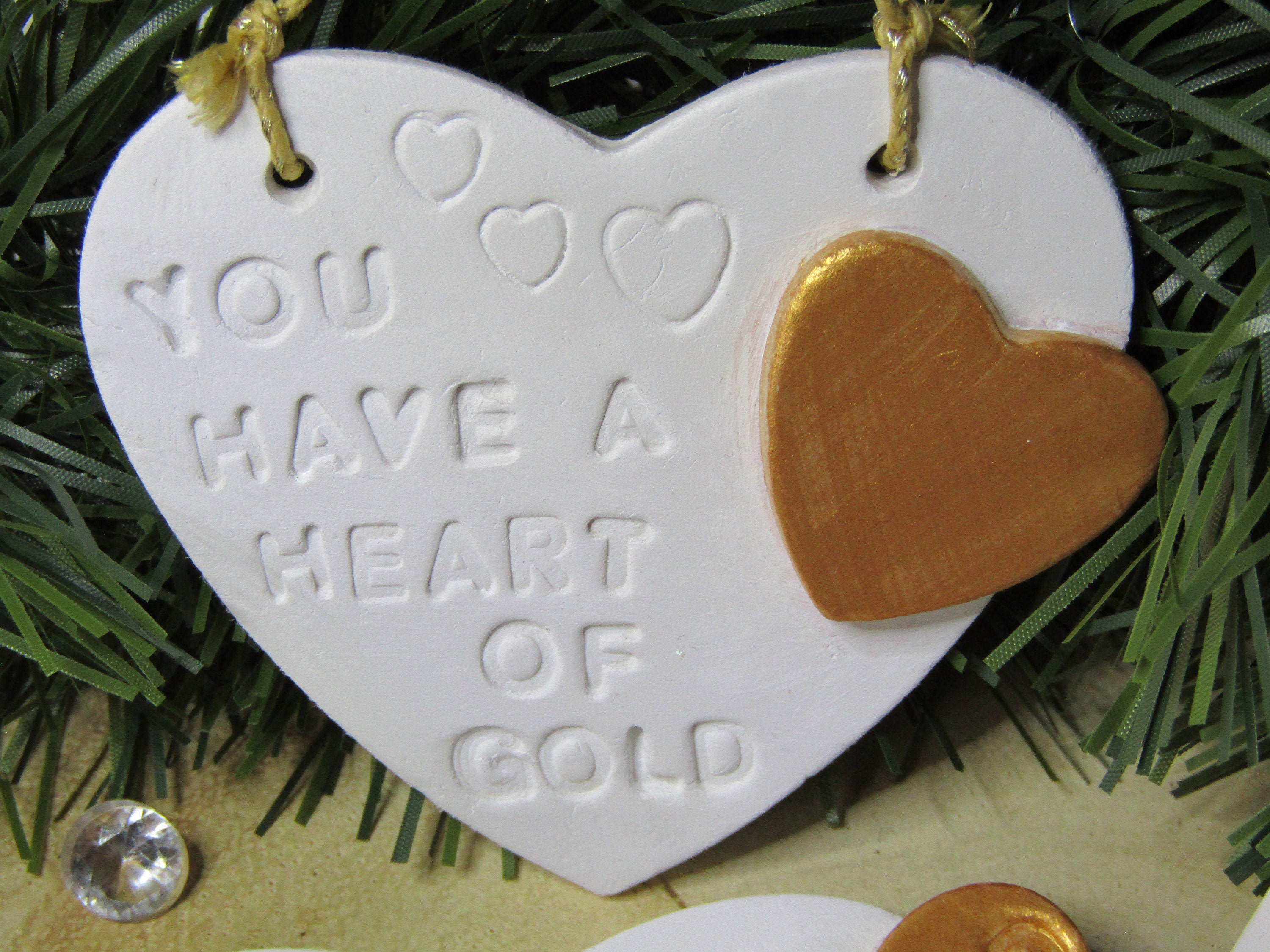 Heart of Gold Gift Set Includes wall hanger You are a Etsy