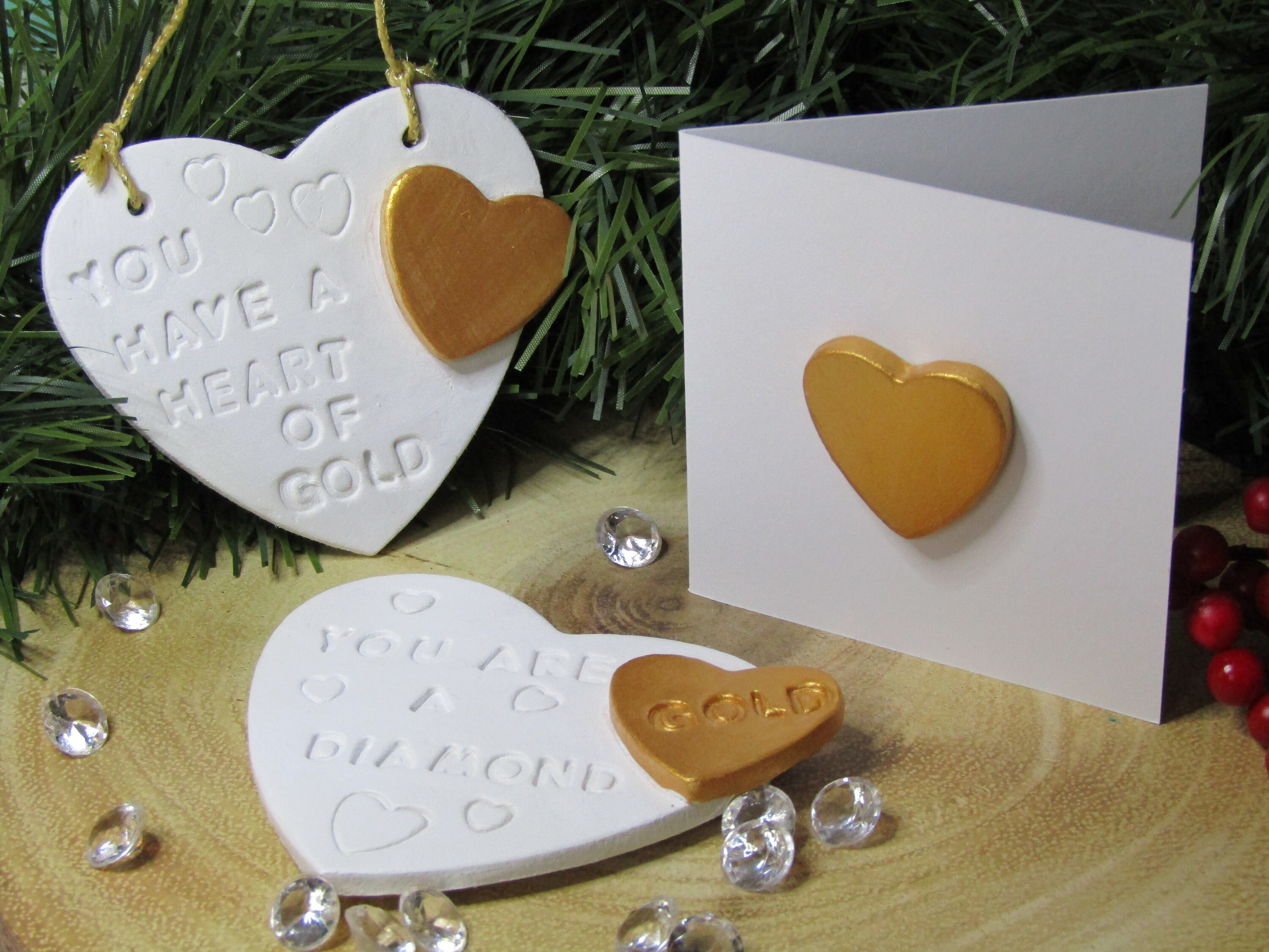 Heart of Gold Gift Set Includes wall hanger You are a Etsy