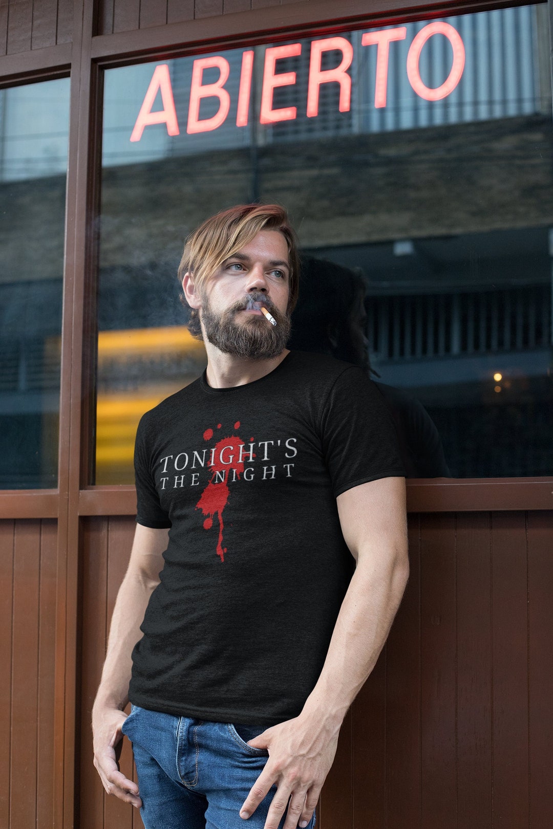 Tonight's the Night T-shirt Blood Spatter Dexter Themed T-shirt Bay