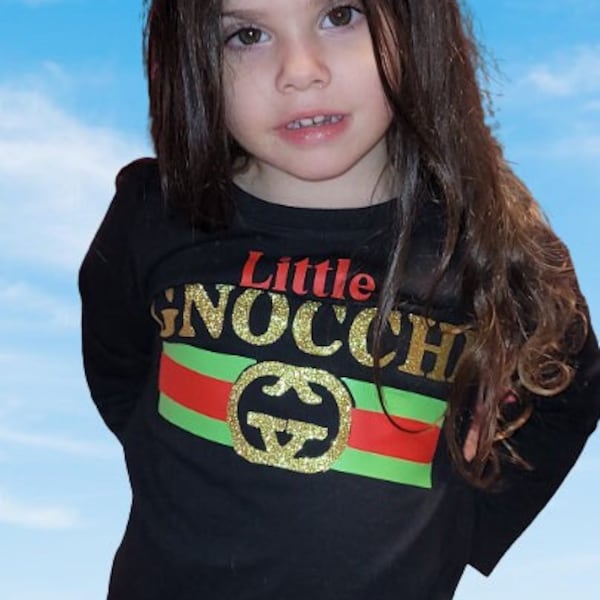 Little Gnocchi designer inspired Italian baby toddler shirt