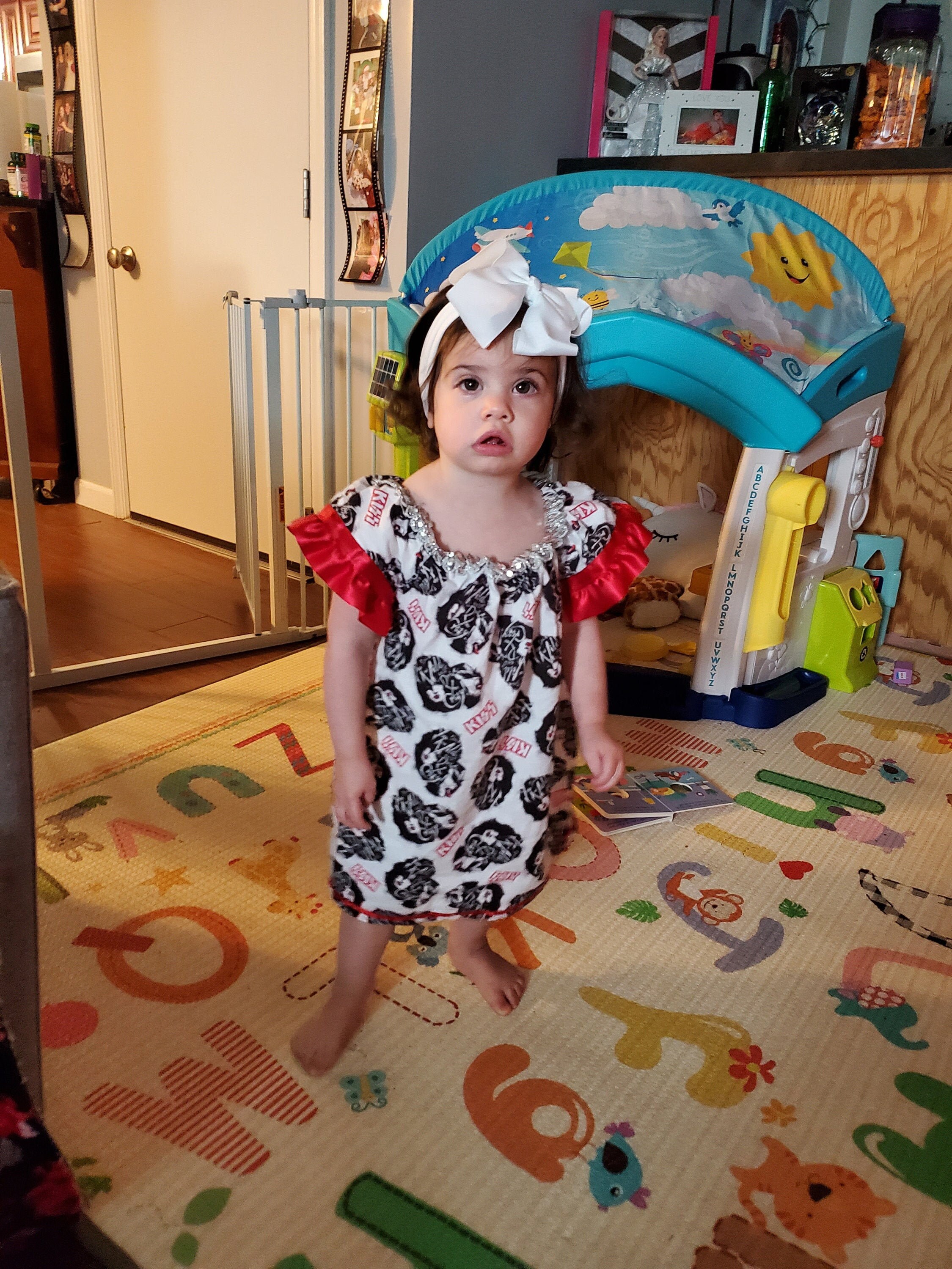 Kiss Bebe Rocker Rock Star Vestido Etsy Kiss Bebe Rocker Rock Star Vestido Etsy