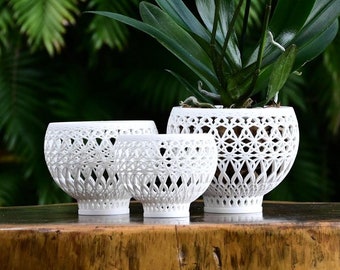 Om Orchidee Topf 3er Set