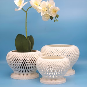 Casa Orchid Planter With Drainage Tray by Alté: Where Luxury Meets Function image 1
