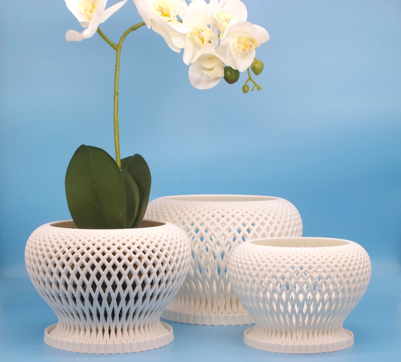 Casa Orchid Planter With Drainage Tray by Alté: Where Luxury Meets Function image 6