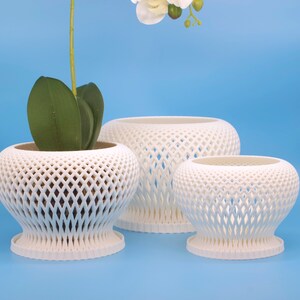 Casa Orchid Planter With Drainage Tray by Alté: Where Luxury Meets Function image 8