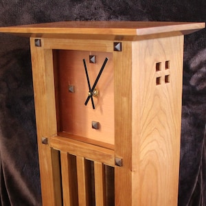 Cherry Craftsman Clock