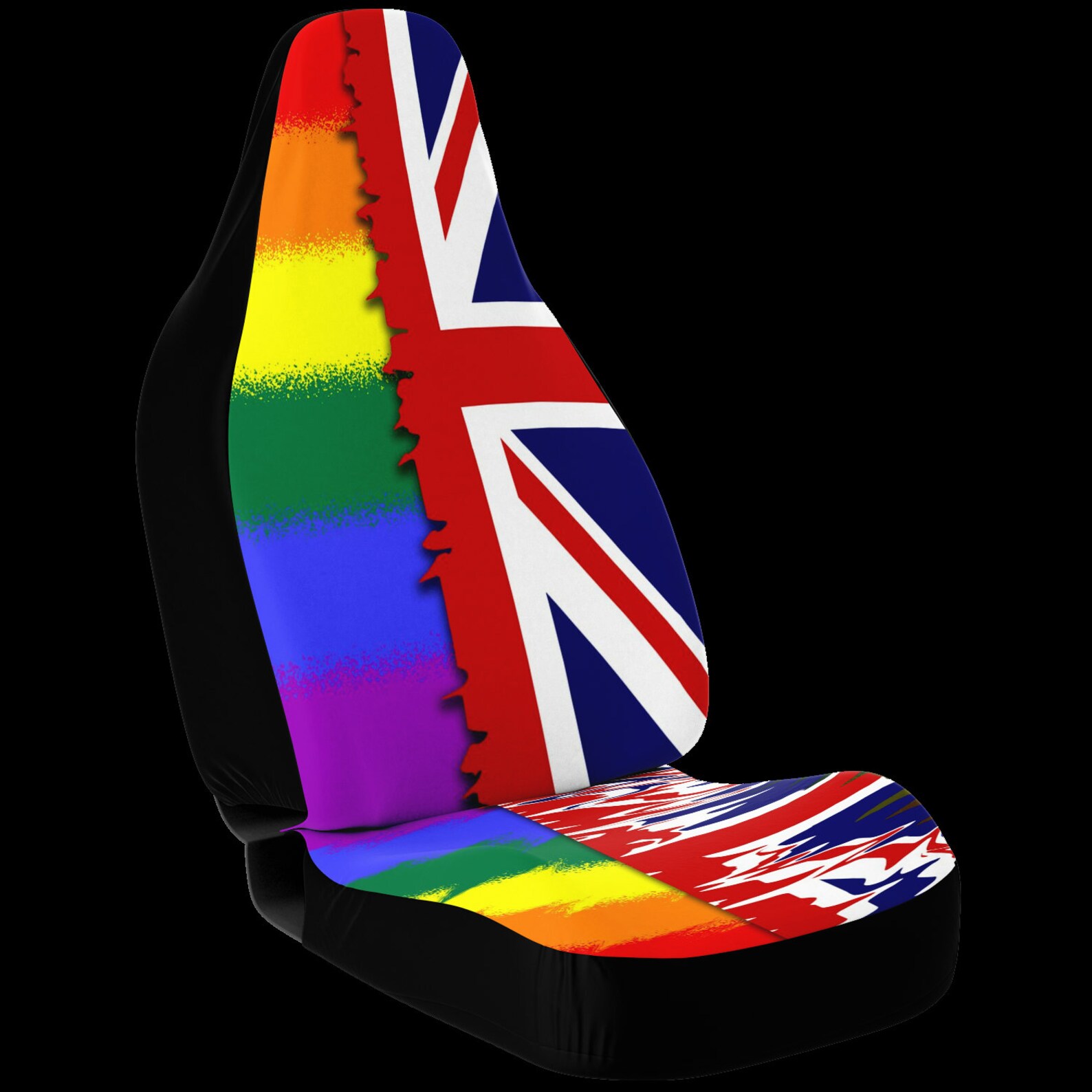 Gay Pride LGBTQ UK Union Jack Car Seat Covers Etsy
