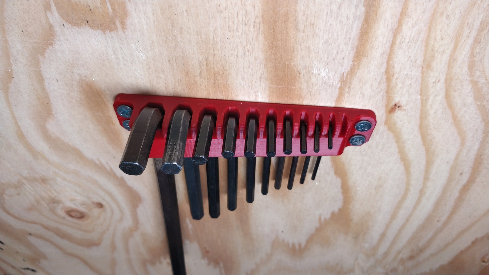 Hex Key Holder Wall Mounted Allen Wrench Holder Tool Etsy