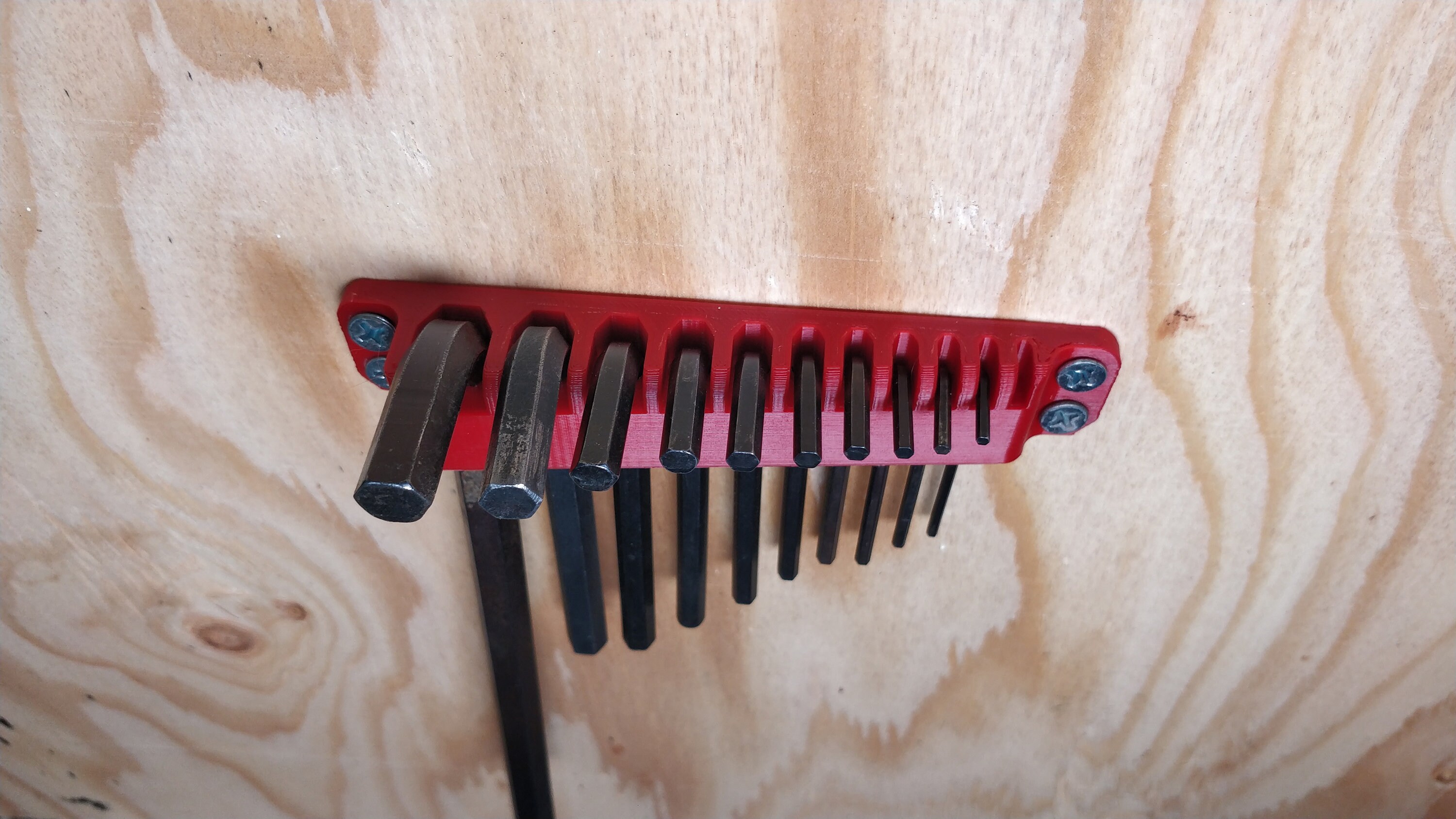 Hex Key Holder Wall Mounted Allen Wrench Holder Tool Organizer Etsy