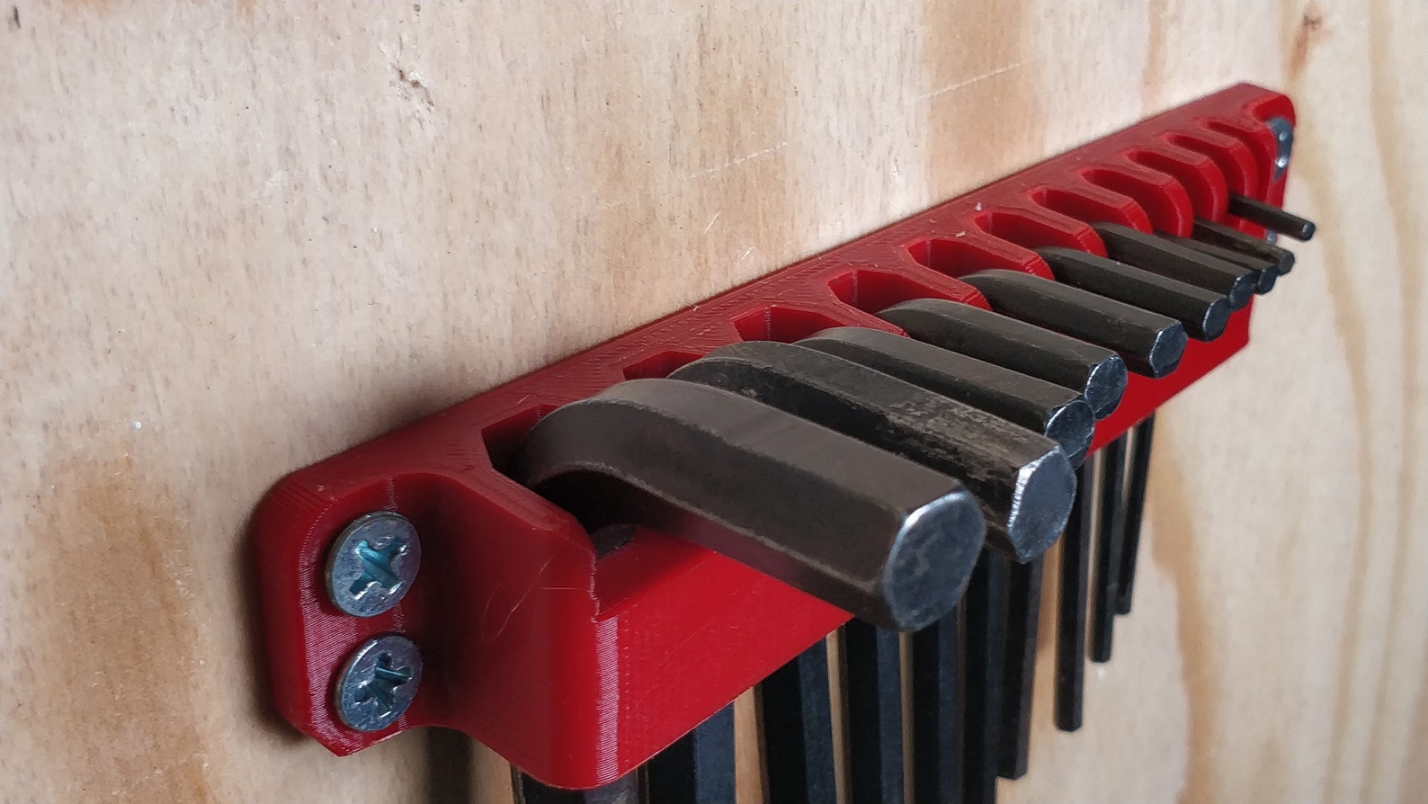 Hex Key Holder Wall Mounted Allen Wrench Holder Tool Etsy