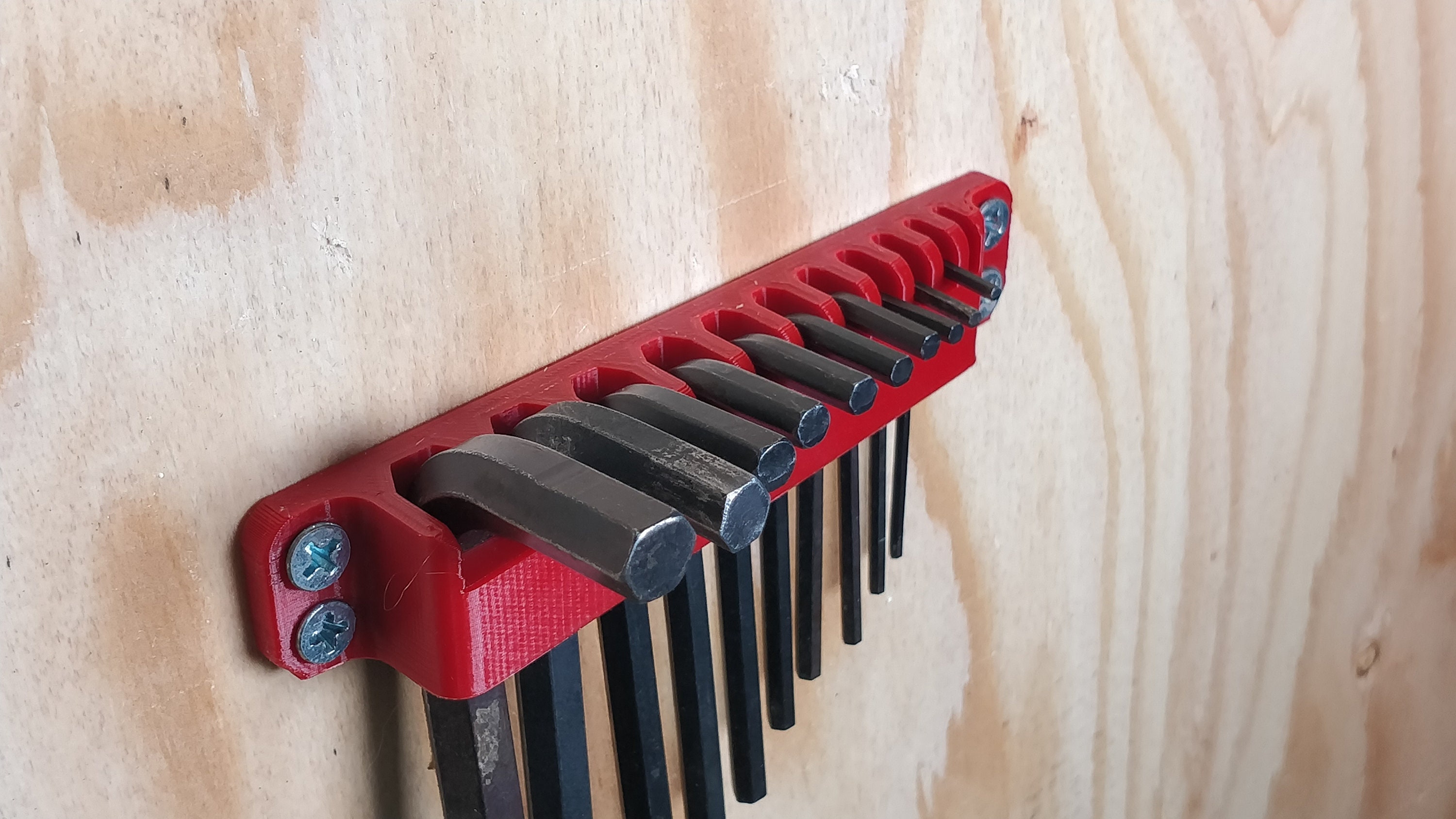 Hex Key Holder Wall Mounted Allen Wrench Holder Tool Etsy Canada