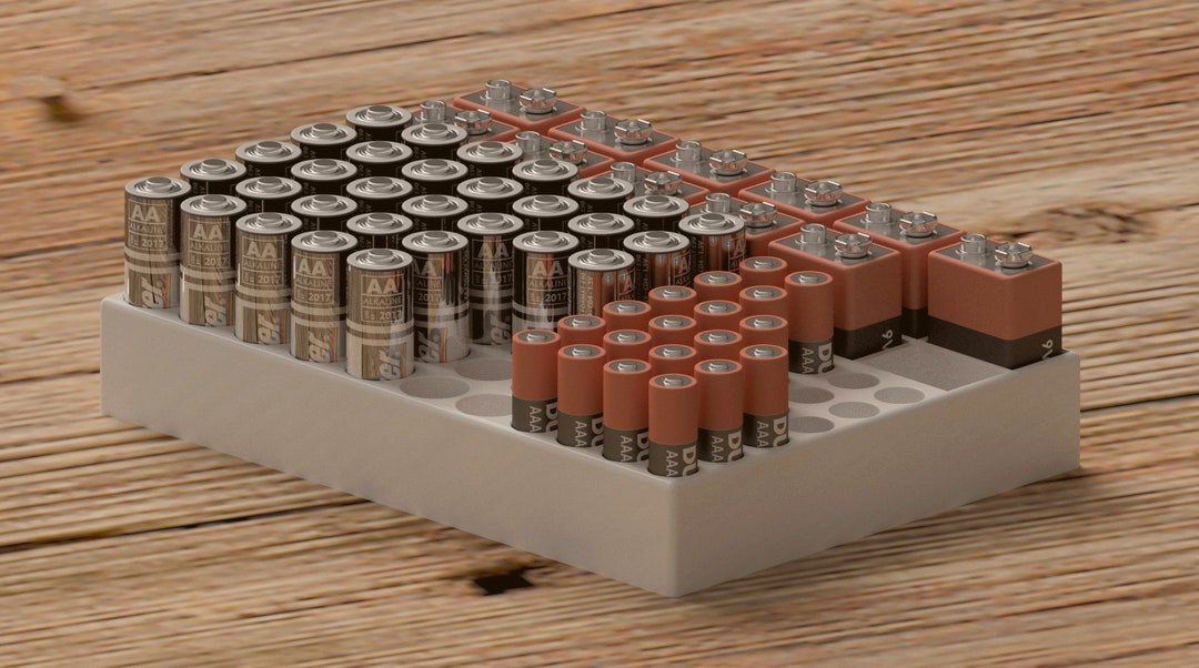 Battery Holder/tray Battery Storage Battery Container Fits AA/AAA/9V