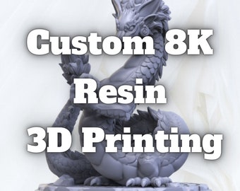 Custom Resin 3D Printing | 8K Resin printing | Printing On Demand | Rapid Prototyping