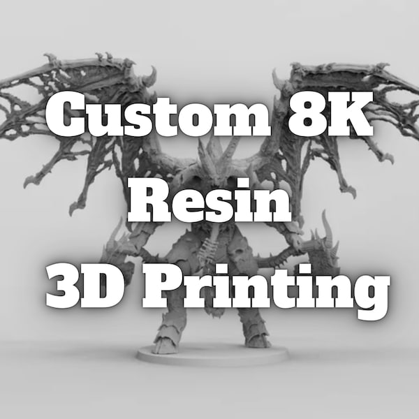 Custom Resin 3D Druck | Tischplatte Miniaturen | Druck auf Anfrage | Rapid Prototyping