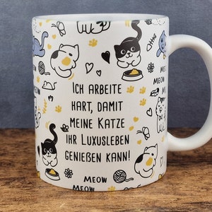 Cup for cat lovers with saying #cat #funny #saying #cup #mug #funny #coffee #gift #cat #mom #grandma #colleague