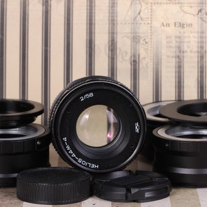PETZVAL Swirly Bokeh Modified Lens from MC HELIOS-44M-4 Sony Canon Micro 4/3 Nikon Fujifilm image 4