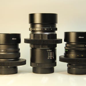 ANAMORPHIC  Cine Mod Lens - Helios Mir-1V Jupiter-11 A (Jupiter-37A) ClA CANON Ef mount