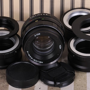 PETZVAL Swirly Bokeh Modified Lens from MC HELIOS-44M-4 Sony Canon Micro 4/3 Nikon Fujifilm image 3