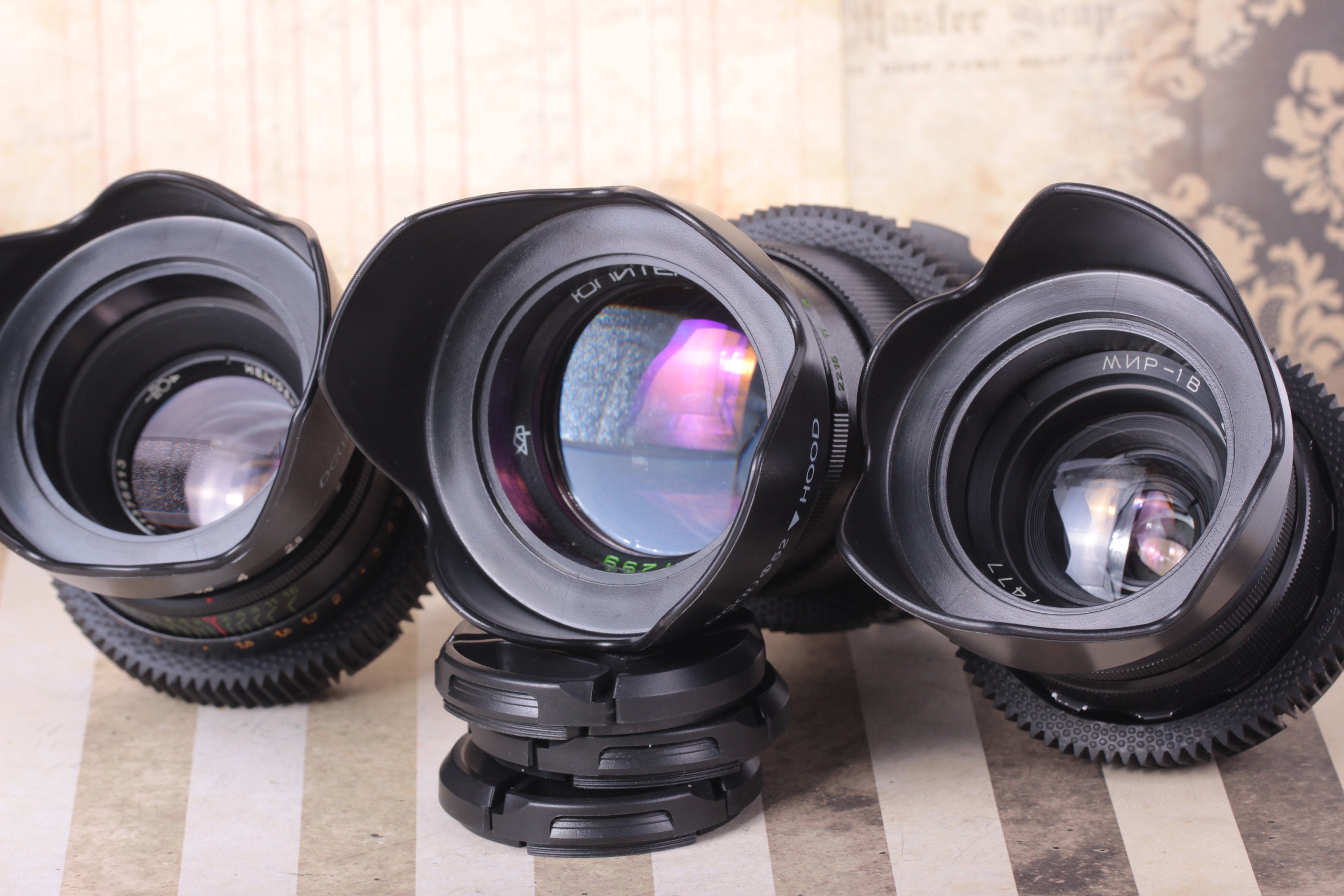 ClA PL mount ANAMORPHIC Cine Mod Lens Arri RED Dragon Helios Mir1V Jupiter37A Lenses & Optics