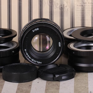 PETZVAL Swirly Bokeh Modified Lens from MC HELIOS-44M-4 Sony Canon Micro 4/3 Nikon Fujifilm image 2