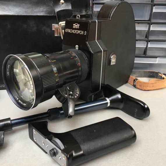 KRASNOGORSK-3 16mm Soviet Movie Camera USSR Meteor-5-1 17