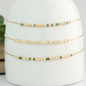 Morse Code Anklet • Customized • Personalized Jewelry • Beachwear • Glass Colored Beads • Dainty Anklet • Summer Jewelry • Secret Message