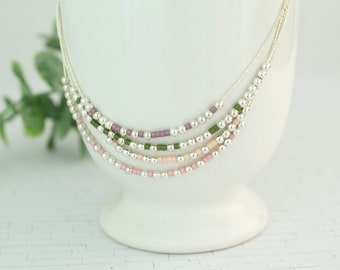 Collar de código Morse personalizado: joyería de plata de ley con mensaje secreto