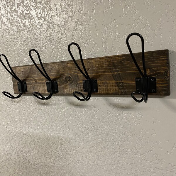 Wooden Coat Rack - Reclaimed, Farmhouse Style