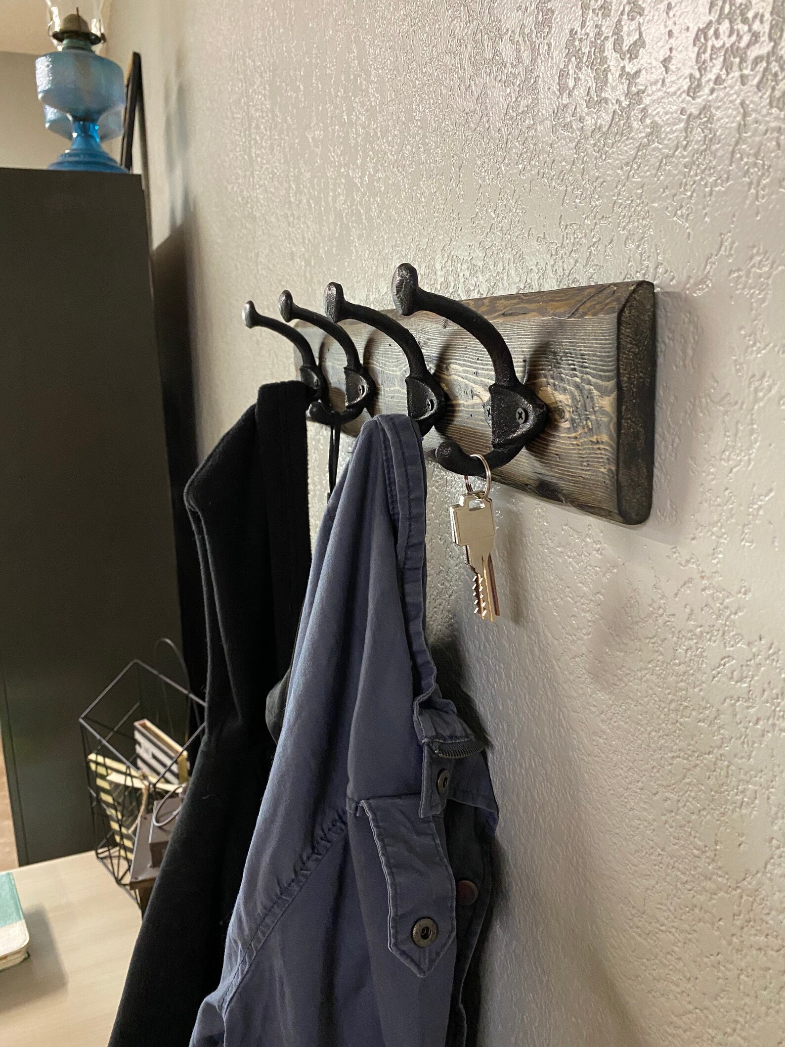 Reclaimedstyle Wooden Farmhouse Coat Hanger Etsy