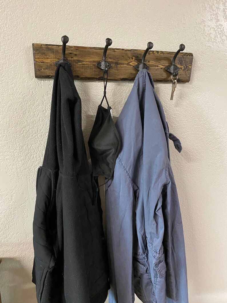 Reclaimedstyle Wooden Farmhouse Coat Hanger Etsy