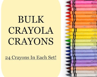 Crayola Crayons Bulk (NEW) | Set of 24 single color crayons