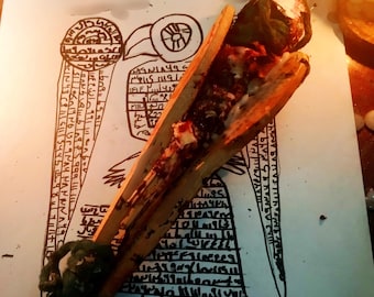 Cord Cutting Ritual  Spiritual Handmade Talisman for Releasing Negative Ties Digital or Physical