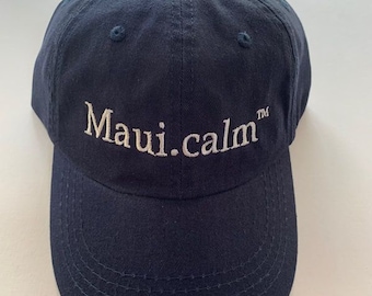 Maui.calm Cap - Navy (Dot Calm)