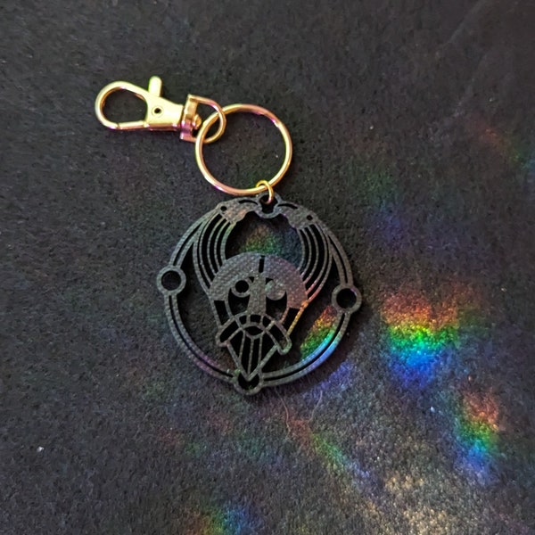 Odin Mask Keychain -  3D printed